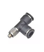 Тройник цанговый T-образный с резьбой PRTYM-M5-6 Pemaks