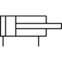 Компактный пневмоцилиндр Pneumax 1501.100.0025