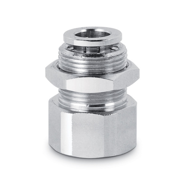 Фитинг цанговый для панельного монтажа Camozzi 6593-8-1/8