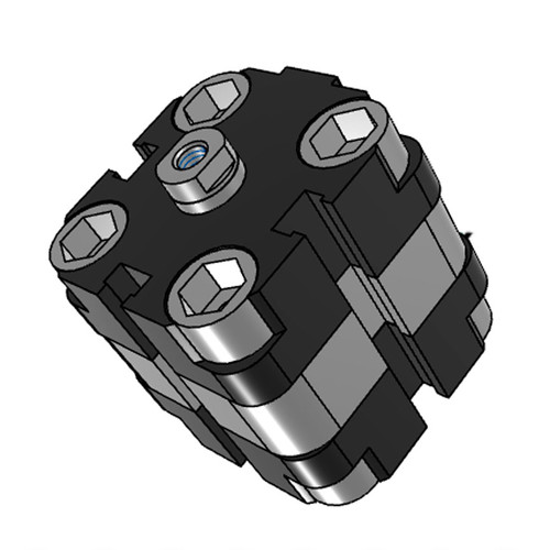 Пневмоцилиндр Pneumax компактный 1572.63.0025.01.3