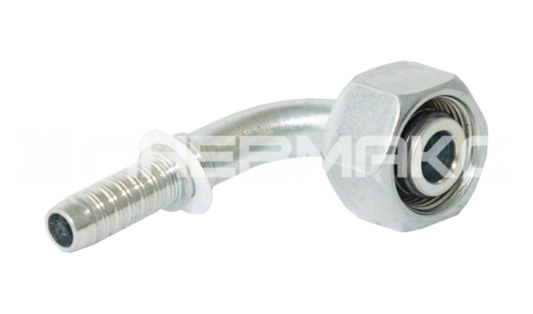 801119_DKO-15L90-10 - Штуцер угловой 90* с гайкой, тип DKO-15L90 (М22х1,5) по DIN2353 для рукава DN10, 315бар