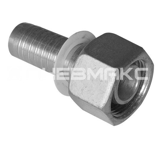 801005_DKO-6S-6 - Штуцер прямой с гайкой, (М14х1,5) по DIN2353 для рукава DN6, 450бар