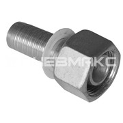 801005_DKO-6S-6 - Штуцер прямой с гайкой, (М14х1,5) по DIN2353 для рукава DN6, 450бар