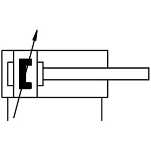 Круглый пневмоцилиндр SMC CDM2B40TF-125A