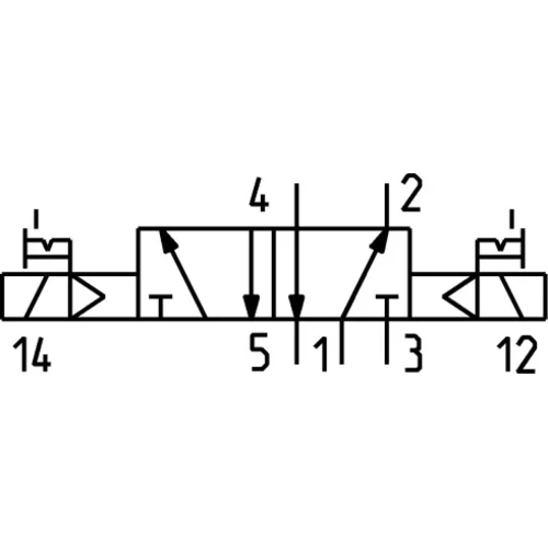 Распределитель с электромагнитным управлением Camozzi 751-000-P11-15-W23