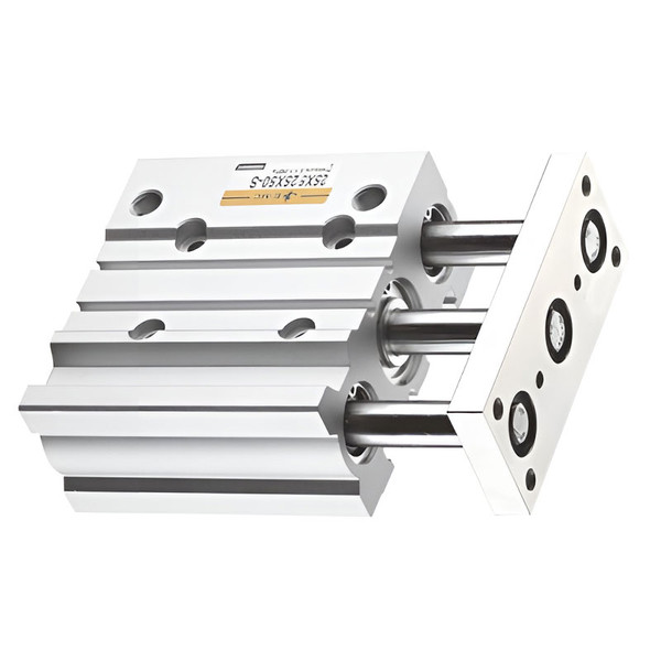 Пневмоцилиндр E.MC с направляющей SG-D-63-25-S