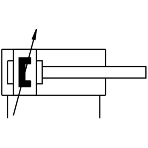 Пневмоцилиндр E.MC профильный FVBC-32-125-S