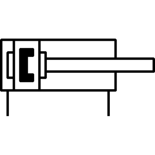 Пневмоцилиндр E.MC компактный SF20X5-S