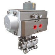 Шаровой кран Camozzi с пневмовприводом D3MH-316-PP-080V