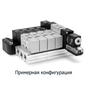 Пневмоостров Camozzi с многополюсным разъемом 3P8-03A-AB-MCU3C-U77
