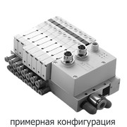 Пневмоостров Camozzi с подключением ProfiNet HL1VB06RA-02A-8C-8C-LIL