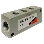 Коллектор резьбовой CAMOZZI 3043 3/8-3D-1/4