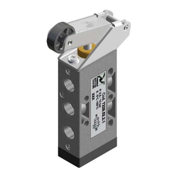 Кликните для увеличения изображения Распределитель Pneumax с рычагом T228.52.2.6/2
