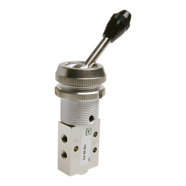 Кликните для увеличения изображения Распределитель Pneumax с тумблером 105.32.5/3