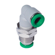 Цанговый фитинг Pneumax арт. T10L0400 (Угловой, панельного монтажа)