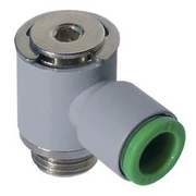 Цанговый фитинг Pneumax арт. T151014 (Угловой, с серьгой)