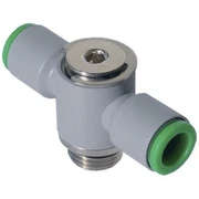 Цанговый фитинг Pneumax арт. T161014 (T-образный тройник, с серьгой)