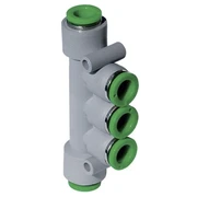 Цанговый фитинг Pneumax арт. T180806 (T-образный коллектор)