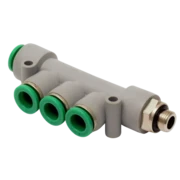 Цанговый фитинг Pneumax арт. T18G0818 (T-образный коллектор с резьбой)