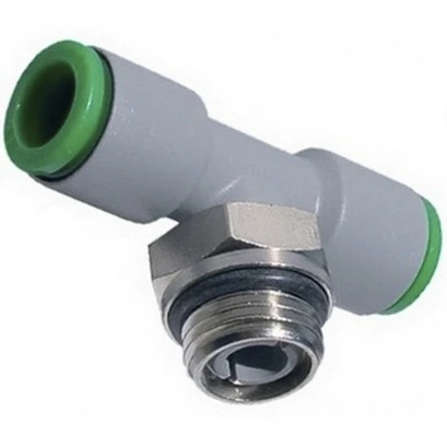 Цанговый фитинг Pneumax арт. T201212 (T-образный тройник, с резьбой)