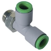 Цанговый фитинг Pneumax арт. T211214 (T-образный тройник, с резьбой сбоку)