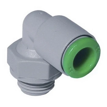 Кликните для увеличения изображения Цанговый фитинг Pneumax арт. T22T0614 (Угловой, с G-резьбой)