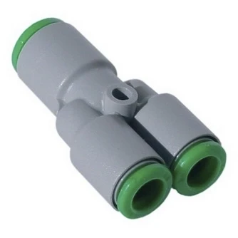 Кликните для увеличения изображения Цанговый фитинг Pneumax арт. T230608 (Y-образный тройник, переходной)
