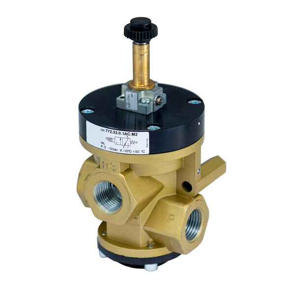 Кликните для увеличения изображения Распределитель Pneumax с электро-магнитным управлением арт. PG1A301AC10000