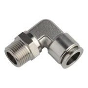 Угловой, неповоротный, с наружной R-резьбой Pneumax арт. SSL12-02