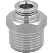 Прямой с R-резьбой Camozzi арт. X6510 14-1/4 SS316