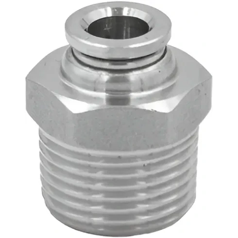 Прямой с R-резьбой Camozzi арт. X6510 6-3/8-SS316