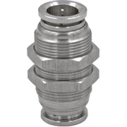 Прямой панельного монтажа Camozzi арт. X6590 4 SS316