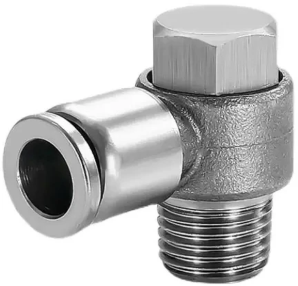 Угловой с серьгой Camozzi арт. X6622 10-1/4-SS316