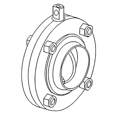 Пищевой дисковый затвор Camozzi QIBW-2010-50E-304-VS