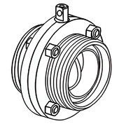 Пищевой дисковый затвор Camozzi QIBW-2016-32E-304-VS