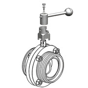 Пищевой дисковый затвор Camozzi QIBW-2016-65S-304-LS