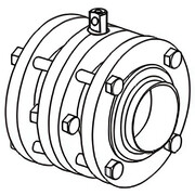 Пищевой дисковый затвор Camozzi QIBW-2018-80E-304-VS