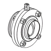 Пищевой дисковый затвор Camozzi QIBW-2106-80E-304-VS