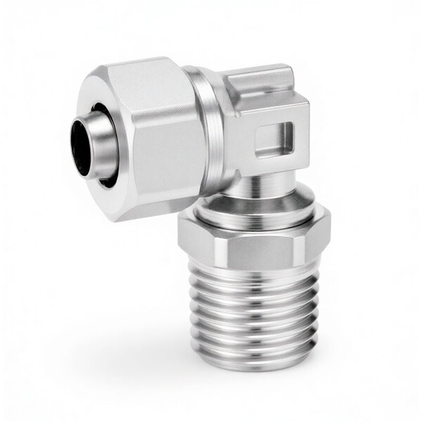 Прямой угловой с резьбой E.MC арт. SMCL100X080-03S1P