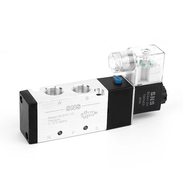 Распределитель SNS с электро-магнитным управлением арт. 4V310-08/DC24V