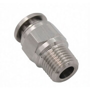 Прямой фитинг с резьбой Indutech арт. KQG2H06-M5-XKV01