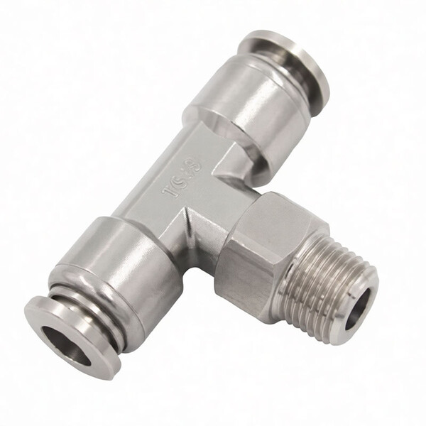 Т-образный тройник с резьбой Indutech арт. KQG2T10-01-XKV01