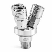 Фитинг SNS с быстроразъемным соединением розетка и муфтой SPB-40