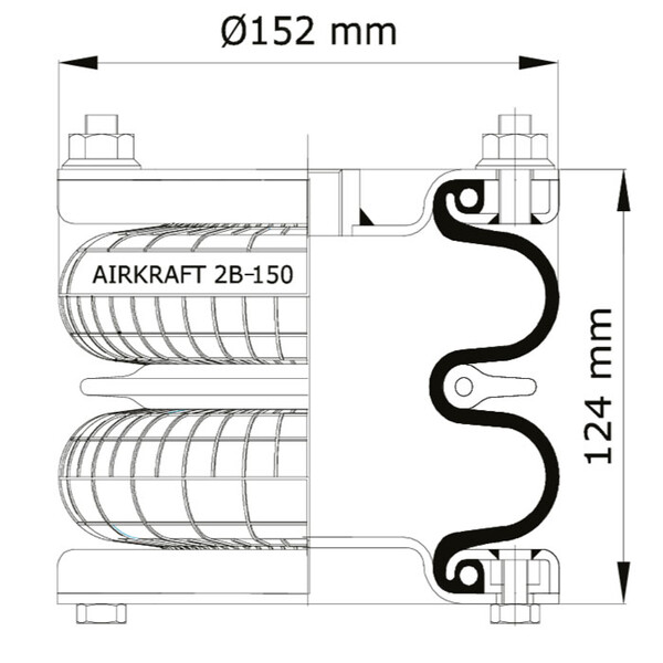 Баллонный цилиндр Aircraft 2B-150 G1/2
