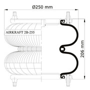 Баллонный цилиндр Aircraft 2B-255 R1/2