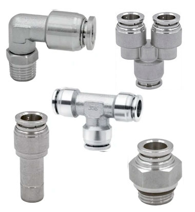 Цанговые фитинги нержавеющие, серия X6000